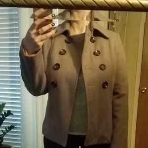 Old Navy size: S taupe/grey pea coat